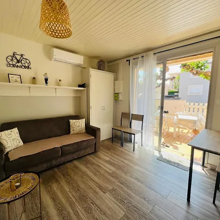 Διαμέρισμα T2 Avec Terrasse Ombragee Et Parking A 100m De La Valras-Plage